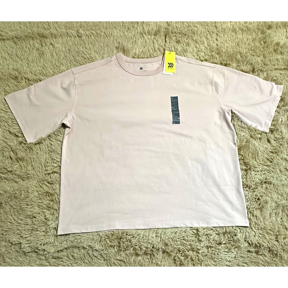 All in Motion Men's Moisture Wicking Odor Control T-Shirt Light Pink XL